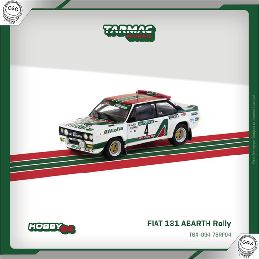 TARMAC - 1978 FIAT 131 ABARTH RALLY, #4 MARKKU ALÉN/ILKKA KIVIMÄKI RALLYE DE PORTUGAL - VINHO DO PORTO WINNER