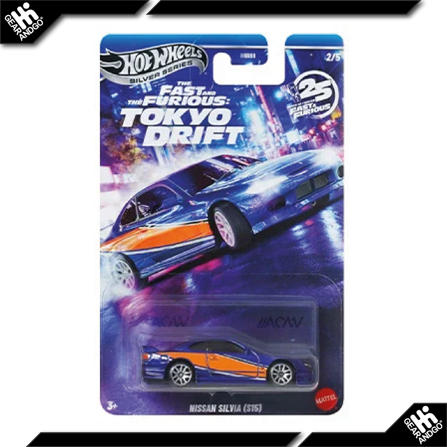HOT WHEELS FAST AND FURIOUS - TOKYO DRIFT - NISSAN SILVIA (S15)