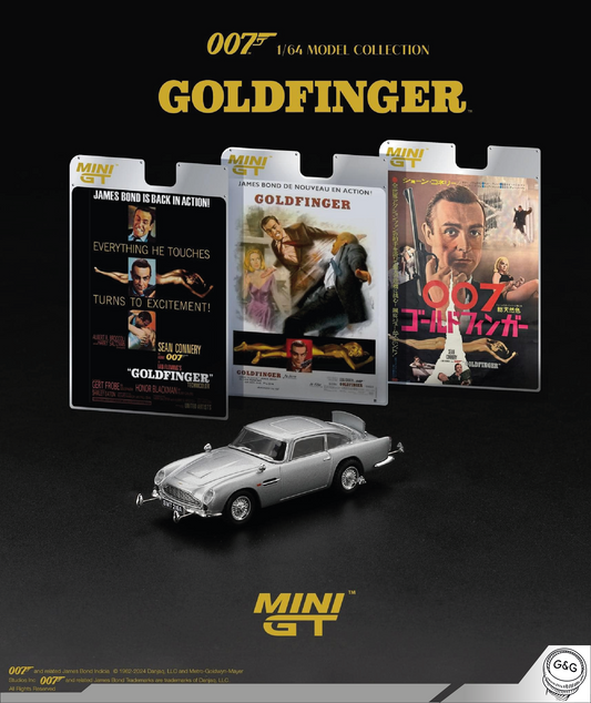 MINI GT 900 - 1965 ASTON MARTIN DB5 *GOLDFINGER*