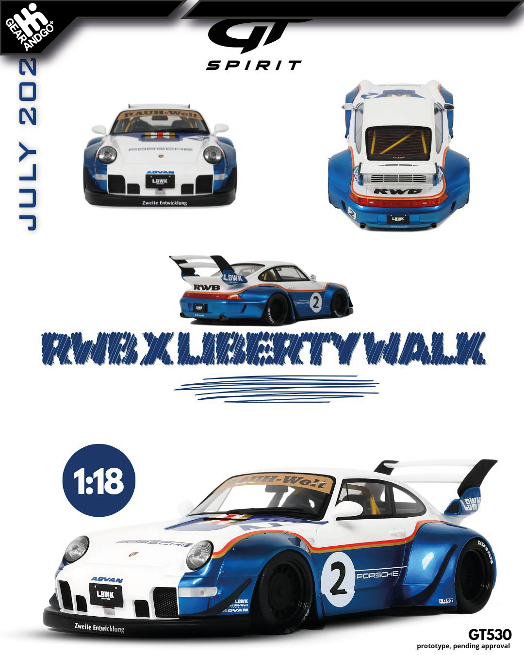 GT SPIRIT 530 - 2023 RWB X LIBERTY WALK
