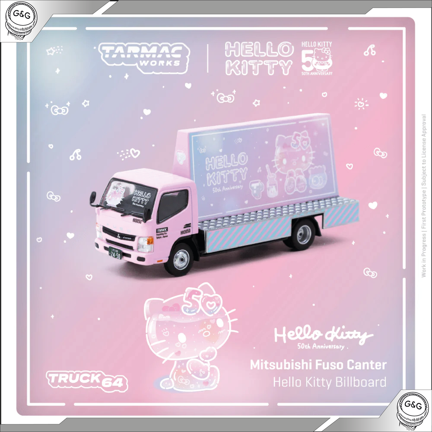TARMAC HELLO KITTY MITSUBISHI FUSO CANTER