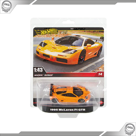 HOT WHEELS 1:43 - 1995 MCLAREN F1 GTR