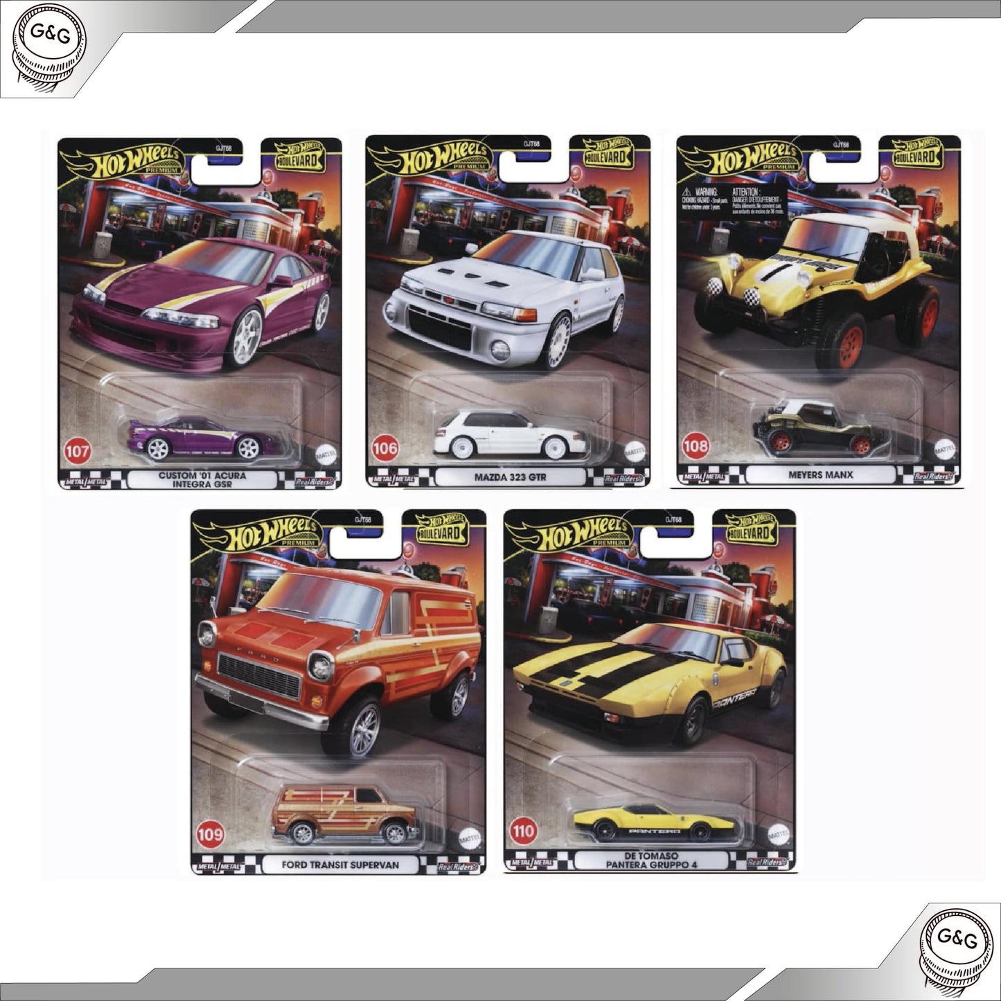 HOT WHEELS BOULEVARD - MIX 4 - 2024