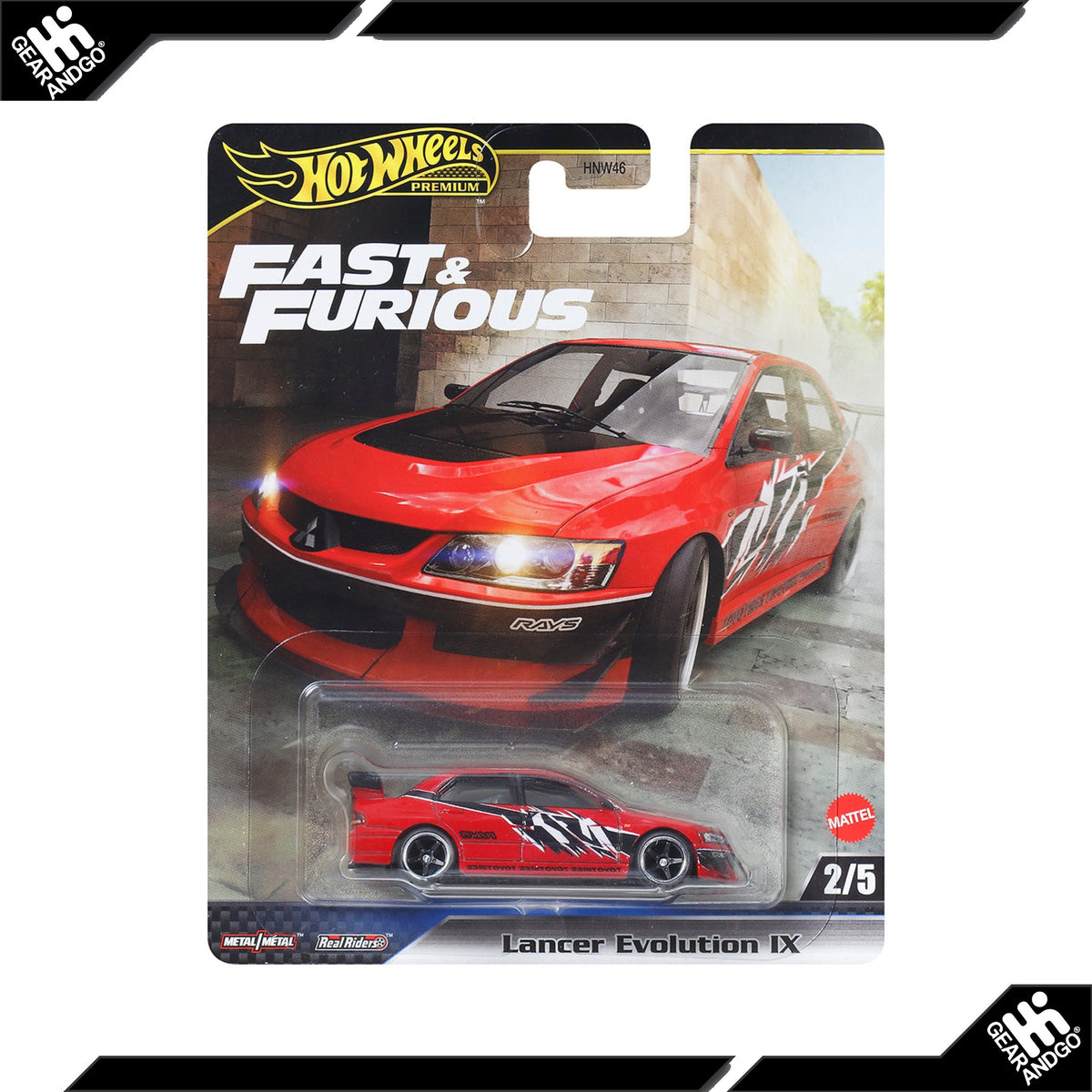 Hot Wheels Premium Fast & Furious Lancer Evolution IX