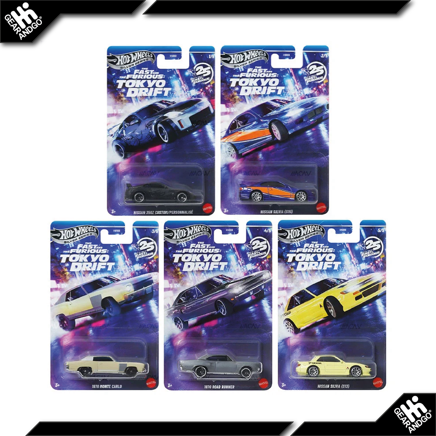 HOT WHEELS FAST AND FURIOUS - TOKYO DRIFT