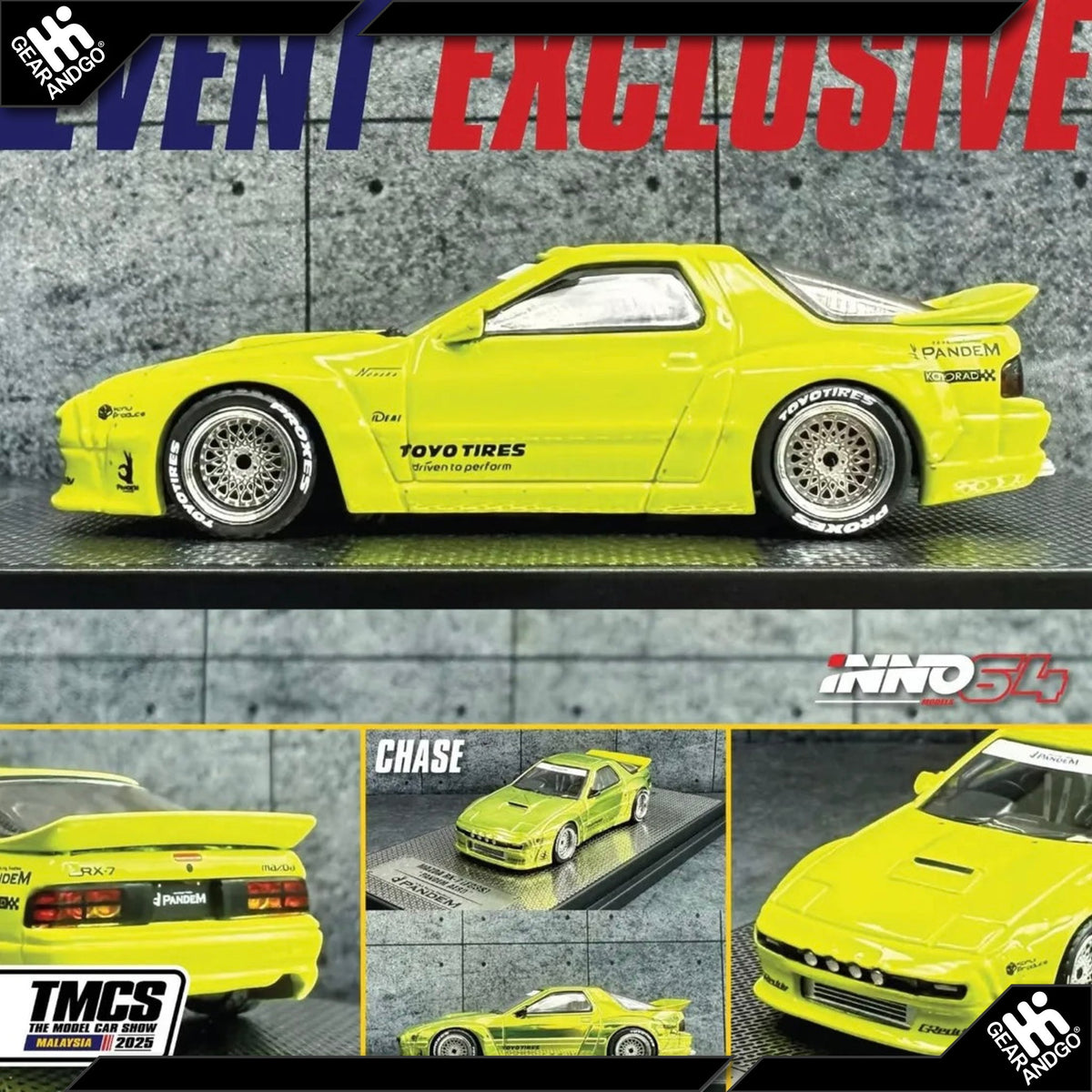 Inno64 Mazda RX-7 FC3S Pandem Aero TMCS Malaysia 2025