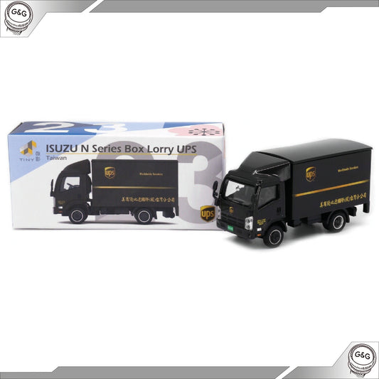 TINY ISUZU N SERIES BOX LORRY UPS