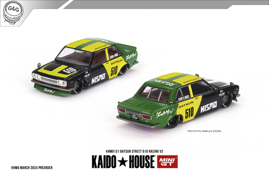 MINI GT KAIDO 131 - DATSUN STREET 510 RACING V2
