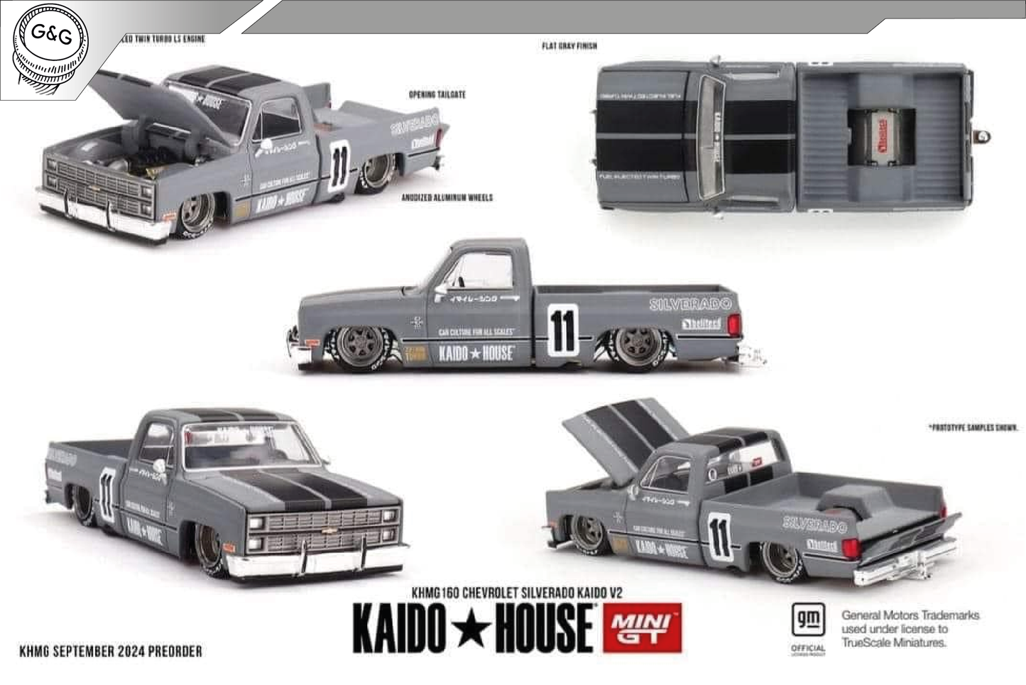 MINI GT KAIDO 160 - 1980 CHEVROLET SILVERADO KAIDO V2