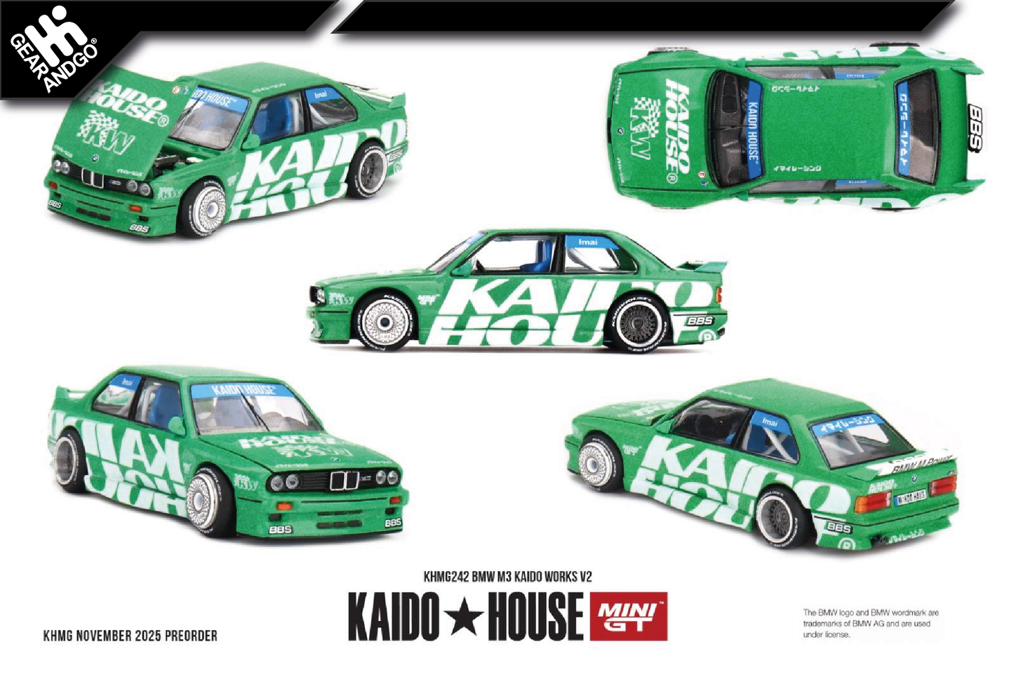 MINI GT KAIDO 242 - BMW M3 KAIDO WORKS V2