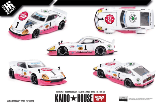 MINI GT KAIDO 263 - NISSAN FAIRLADY Z TAMIYA X KAIDO HOUSE "THE FROG"  V1