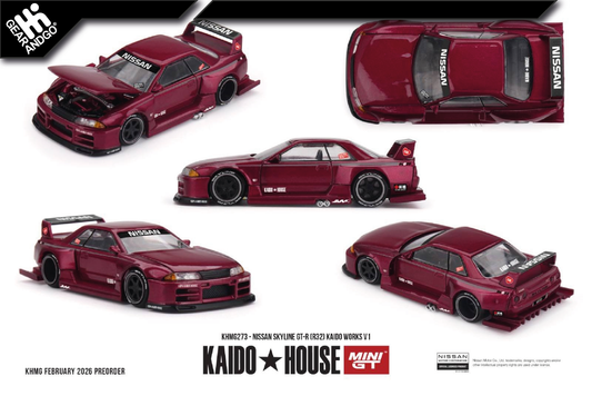 MINI GT KAIDO 273 - NISSAN SKYLINE GT-R (R32) KAIDO WORKS V1