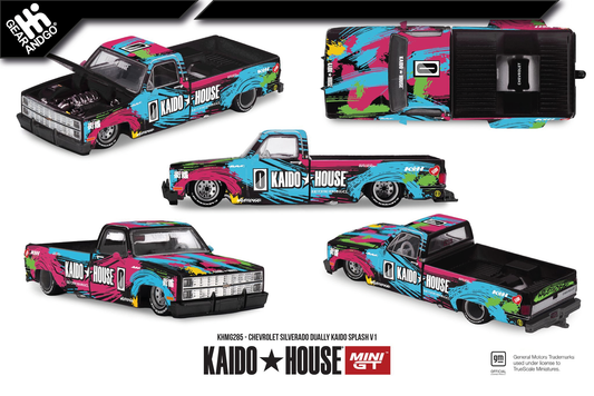 MINI GT KAIDO 285 - 1980 CHEVROLET SILVERADO DUALLY KAIDO SPLASH V1