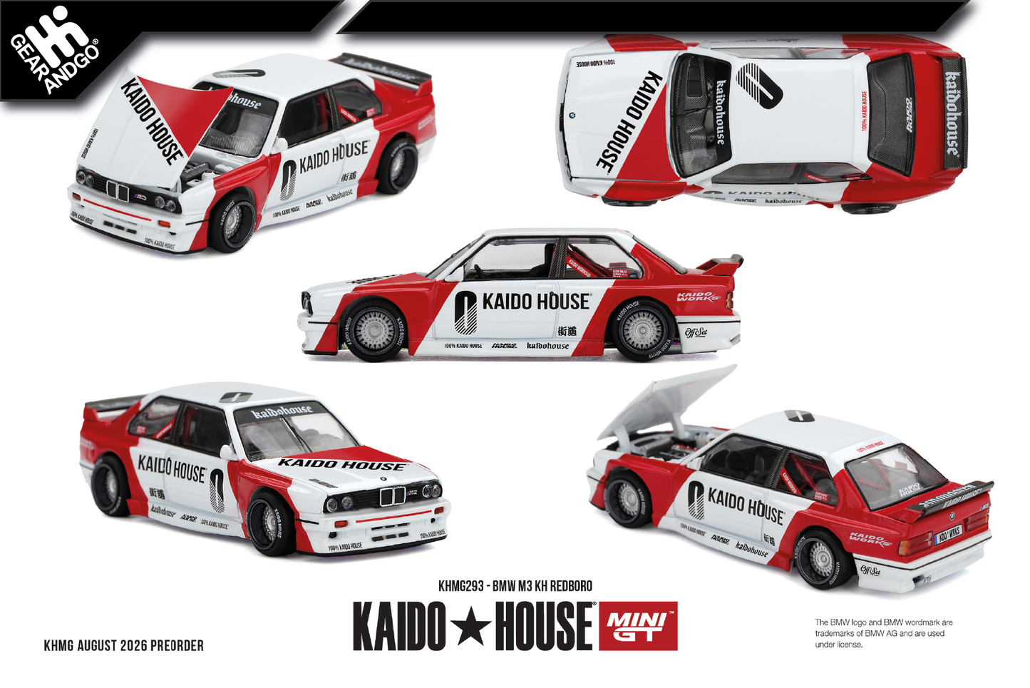 MINI GT KAIDO 293 - BMW M3 KH REDBORO