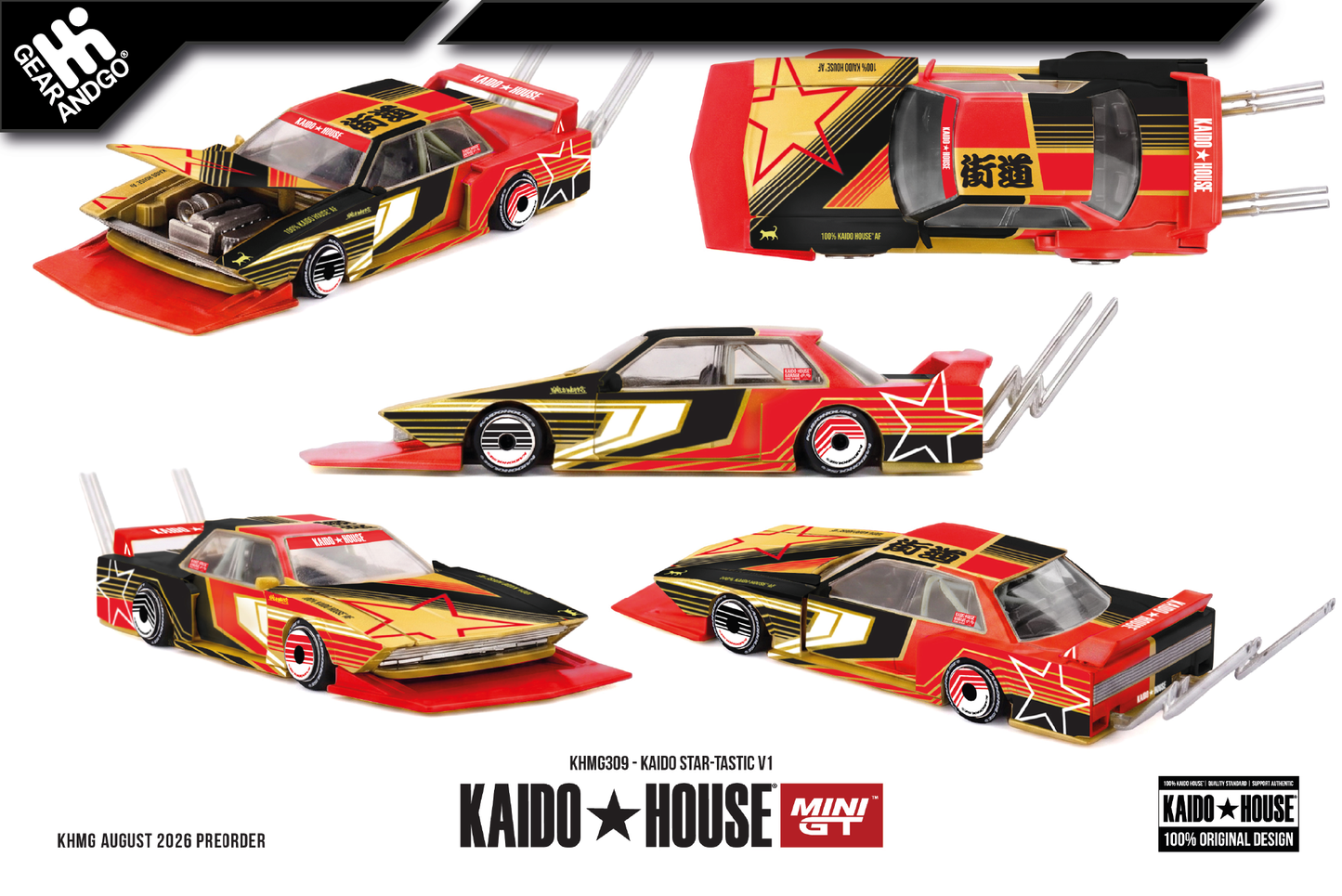 MINI GT KAIDO 309 - KAIDO STAR-TASTIC V1