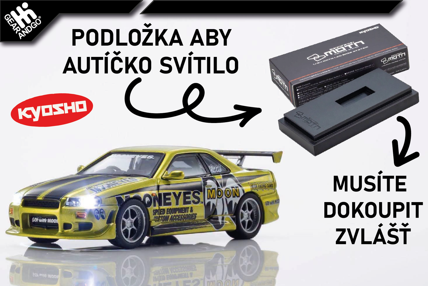 KYOSHO - NISSAN SKYLINE R34 *MOONEYES*