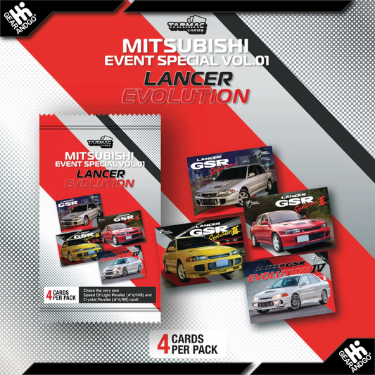 TARMAC KARTIČKY MITSUBISHI EVENT SPECIAL VOL.01 - LANCER EVOLUTION