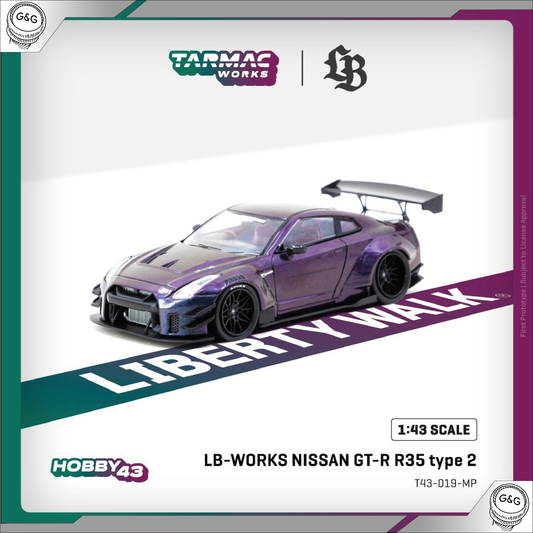 TARMAC - 1/43 NISSAN GT-R R35 *LB-WORKS* TYPE 2