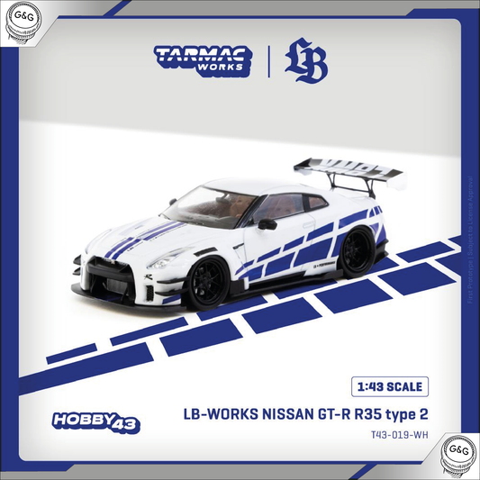 TARMAC 1/43 - NISSAN GT-R R35 *LB-WORKS* TYPE 2