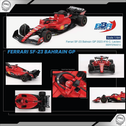 BBR 2023 FERRARI SF23 #16 C. LECLERC BAHRAIN GP
