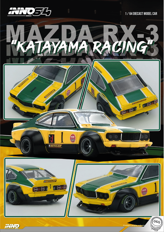 INNO64 - MAZDA SAVANNA RX3 *KATAYAMA RACING* LIVERY
