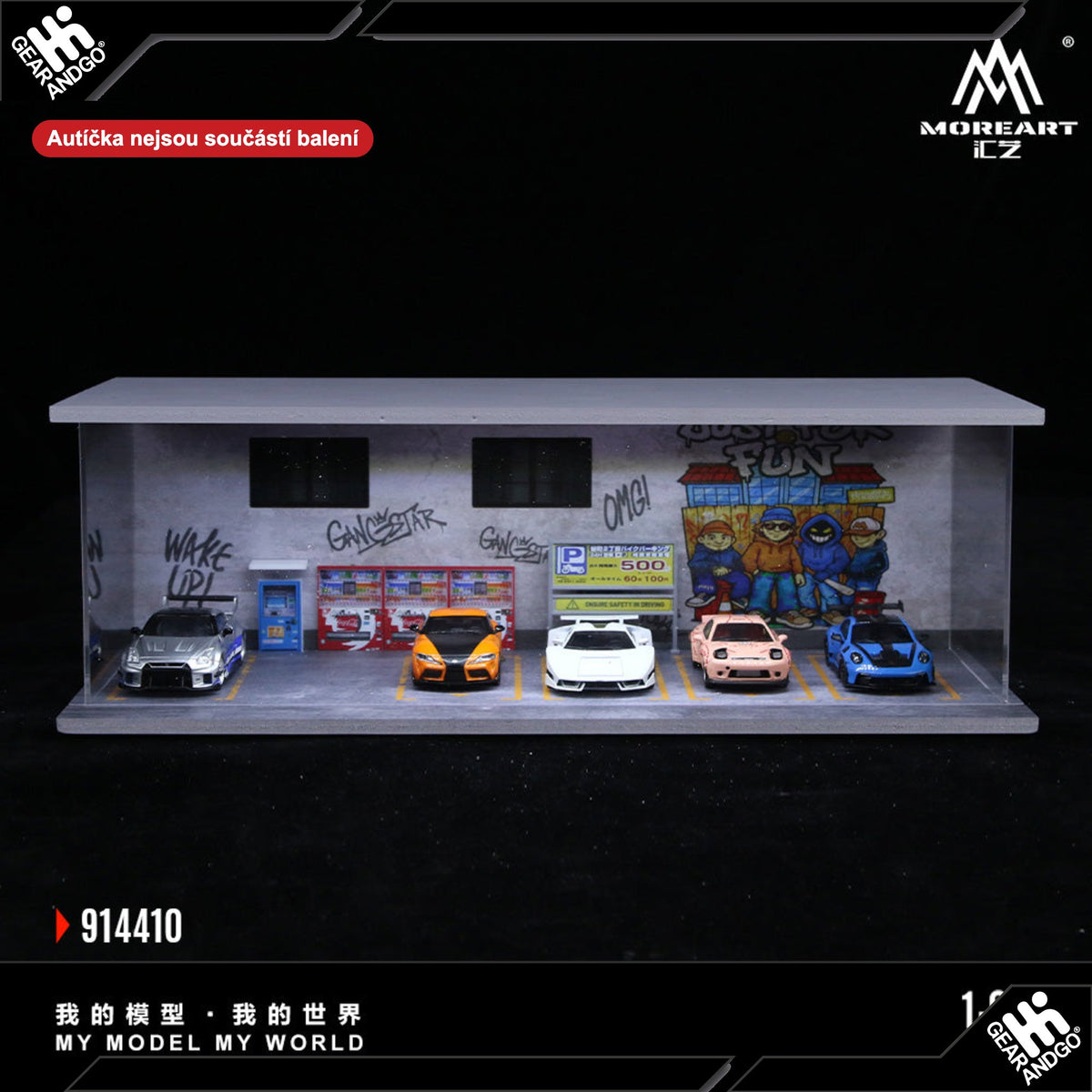 Moreart Art Graffiti Wall Parking 914410