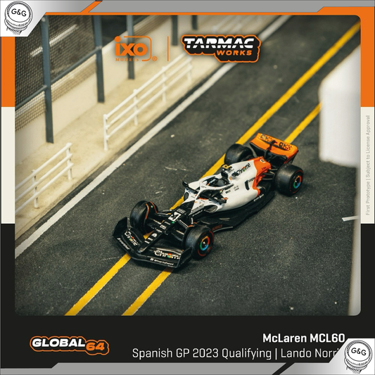 TARMAC - MCLAREN MCL60 LANDO NORRIS, SPANISH GRAND PRIX 2023 QUALIFYING