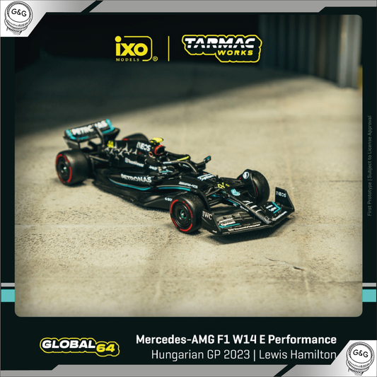 TARMAC - MERCEDES-AMG F1 W14 E PERFORMANCE #44 LEWIS HAMILTON, HUNGARIAN GRAND PRIX 2023 POLE POSITION