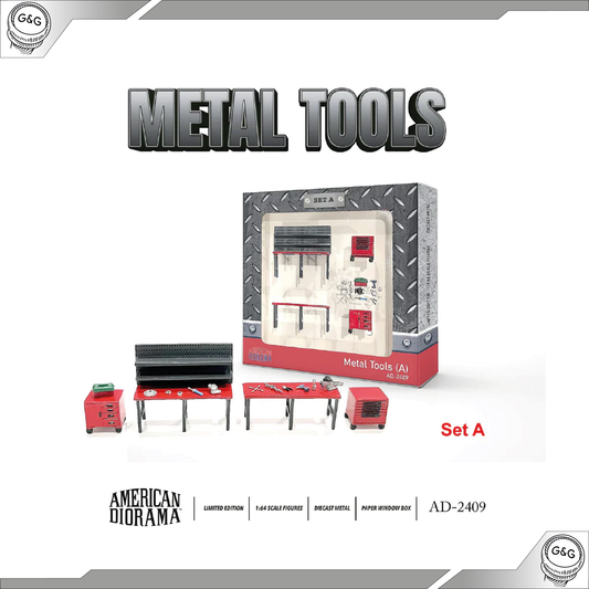 AMERICAN DIORAMA METAL TOOLS