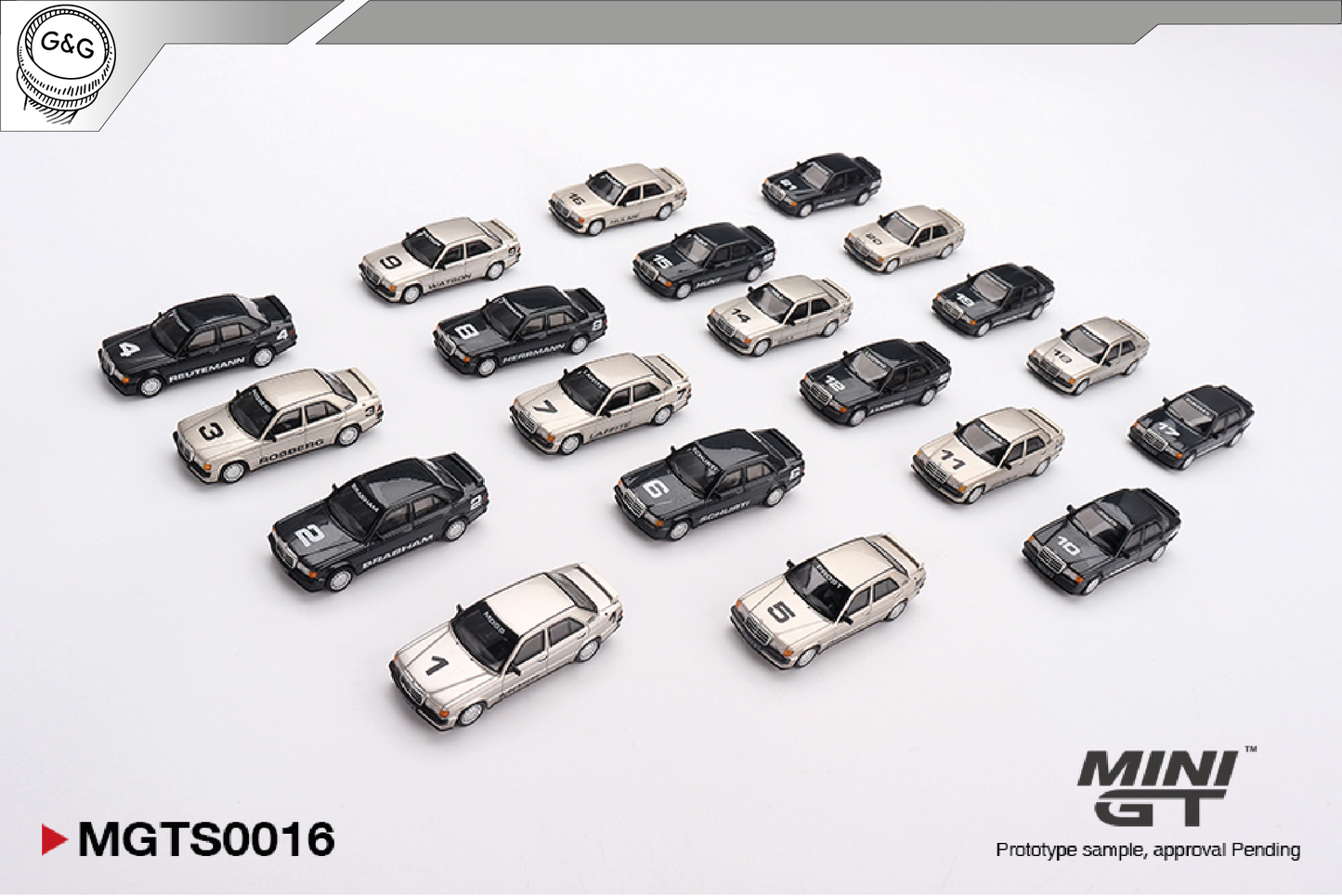 MINI GT 0016 - 1984 NÜRBURGRING RACE OF CHAMPIONS SET *LIMITED EDITION 5000 SETS*
