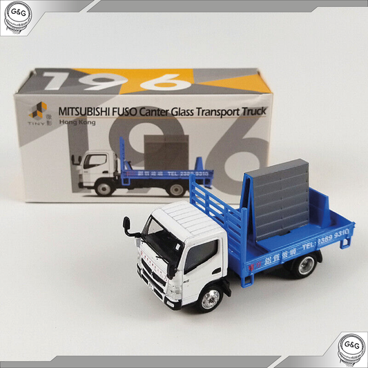 TINY MITSUBISHI FUSO CANTER GLASS TRANSPORT TRUCK