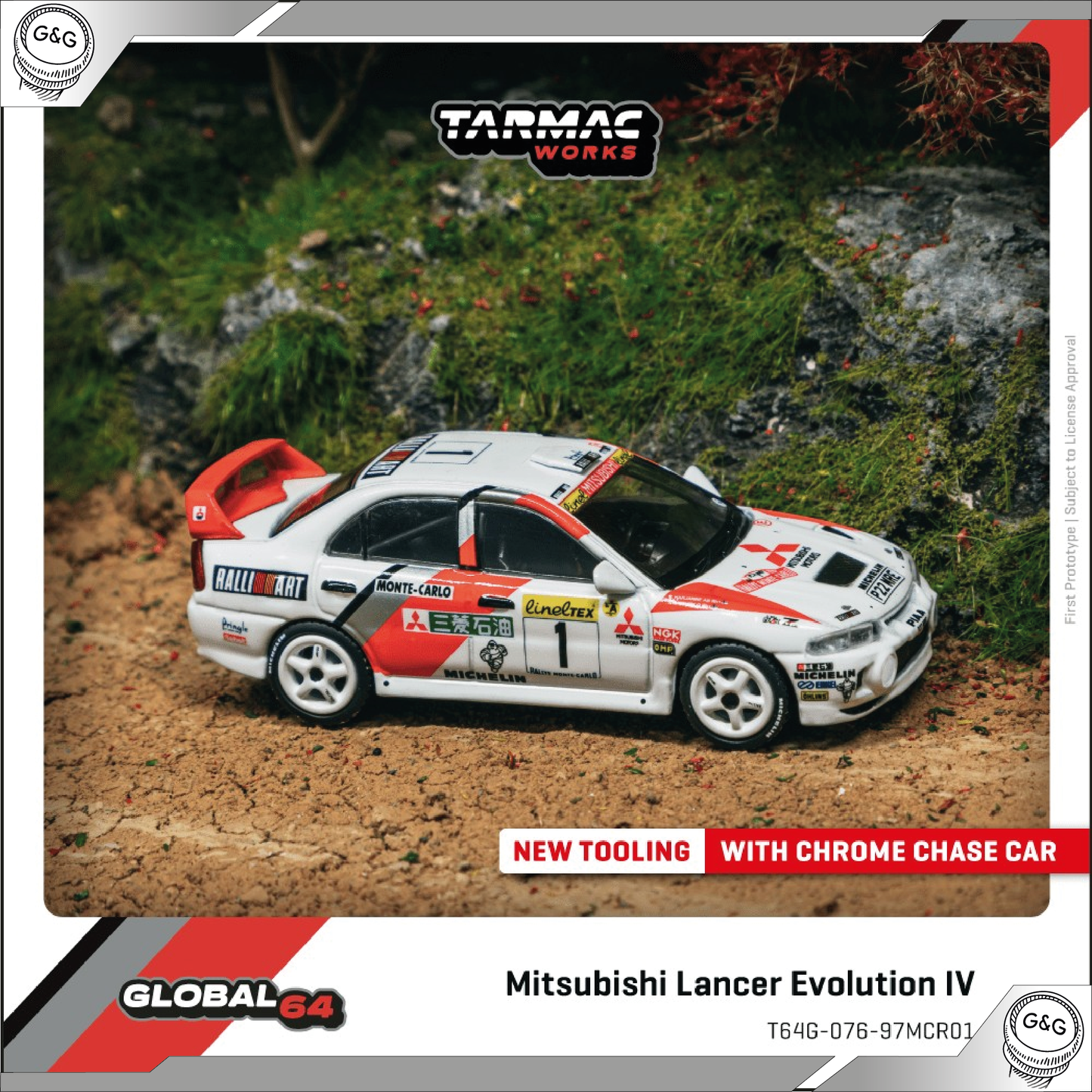 TARMAC - MITSUBISHI LANCER EVOLUTION IV