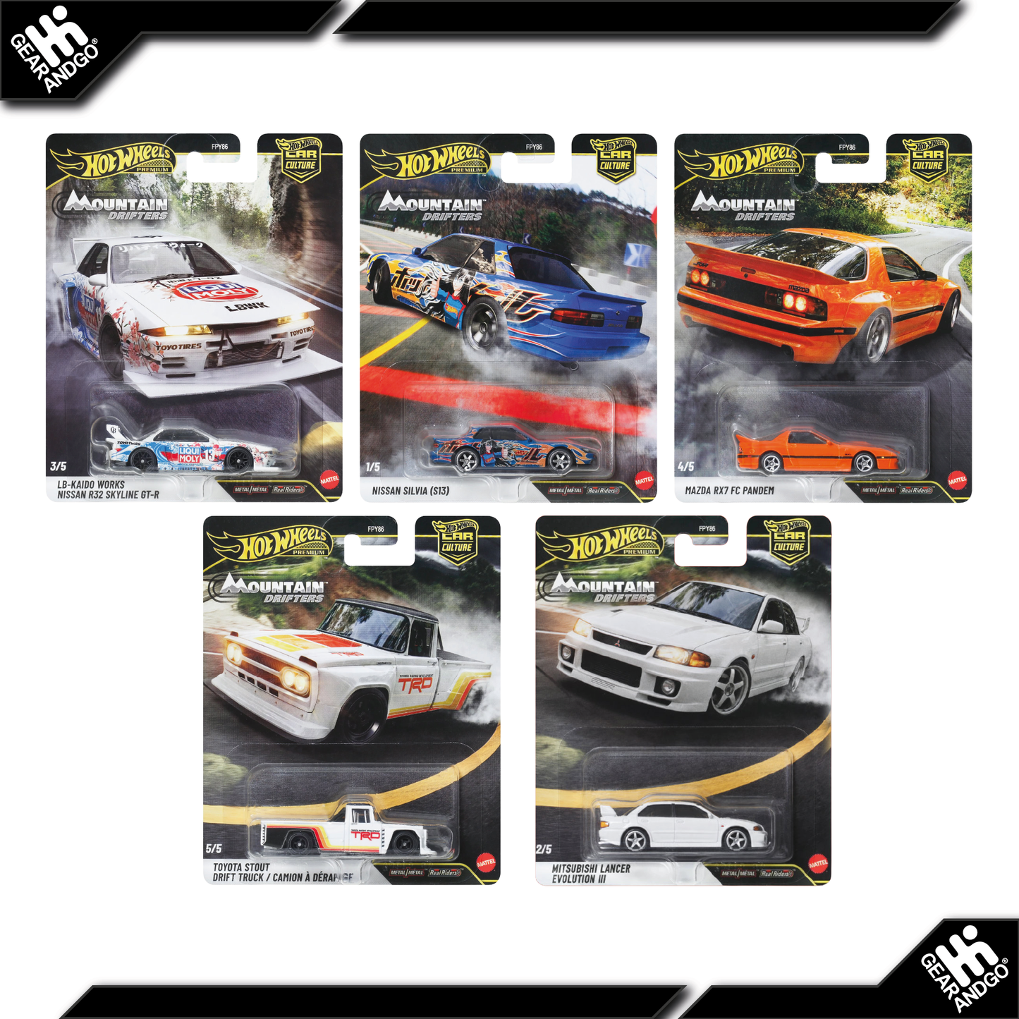 HOT WHEELS MOUNTAIN DRIFTERS - 2027