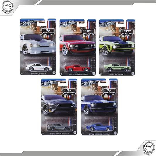 HOT WHEELS MUSTANG SET - 2025
