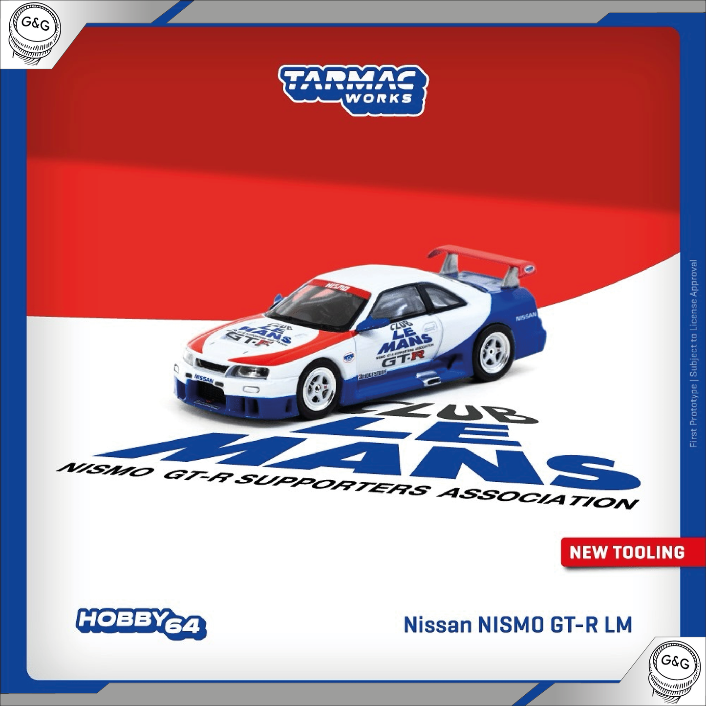 TARMAC - 1995 NISSAN NISMO GT-RML #22 H. FUKUYAMA/M. KONDO/S. KASUYA 24H OF LE MANS