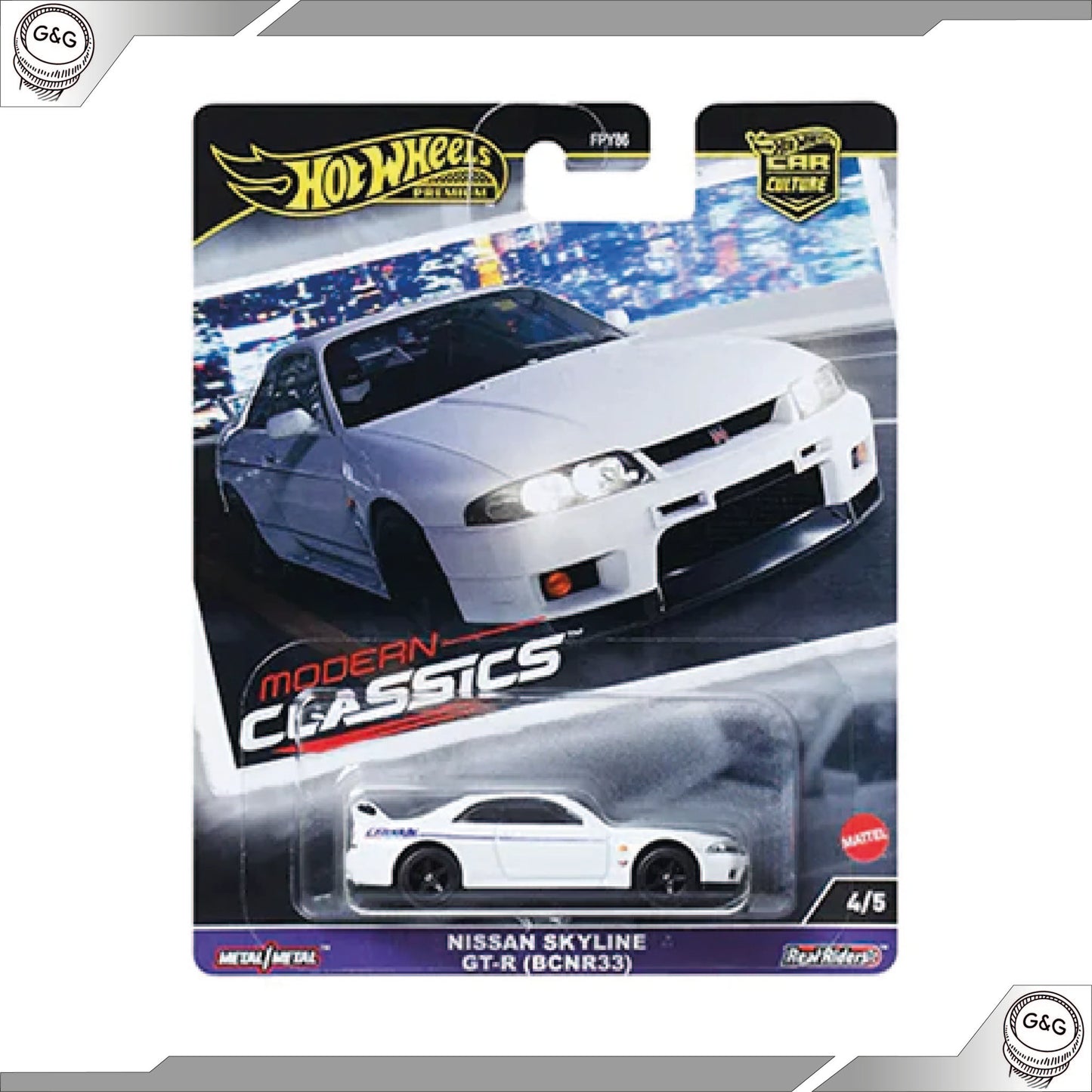 HOT WHEELS MODERN CLASSICS - NISSAN SKYLINE GT-R (BCNR33)