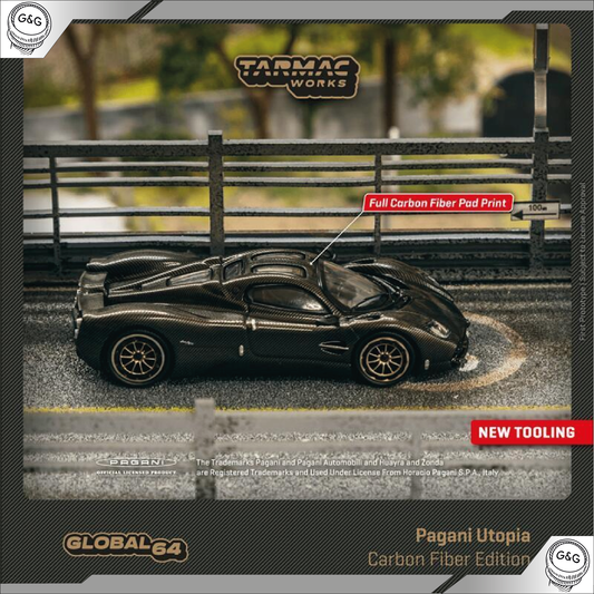 TARMAC PAGANI UTOPIA - CARBON FIBER EDITION