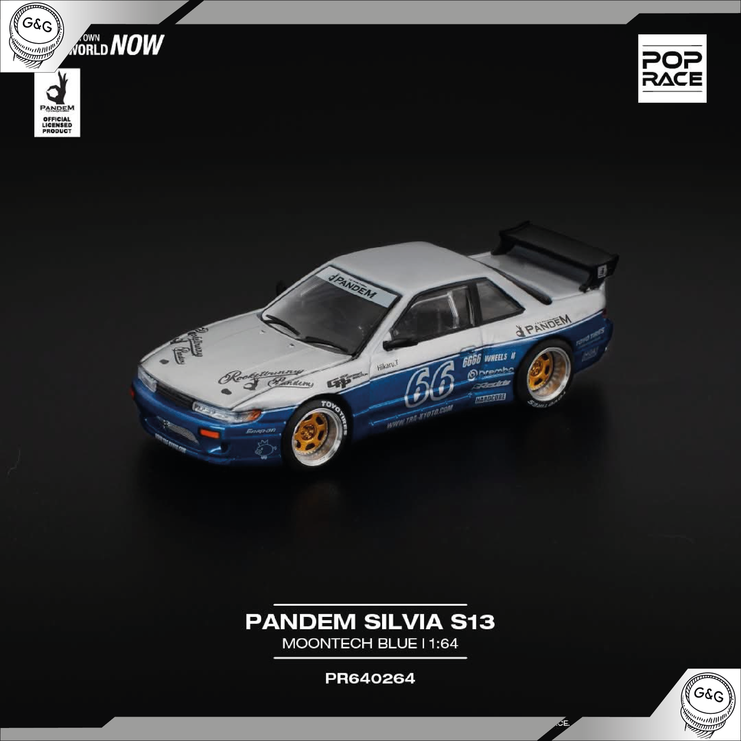 POP RACE - PANDEM SILVIA S13 BLUE