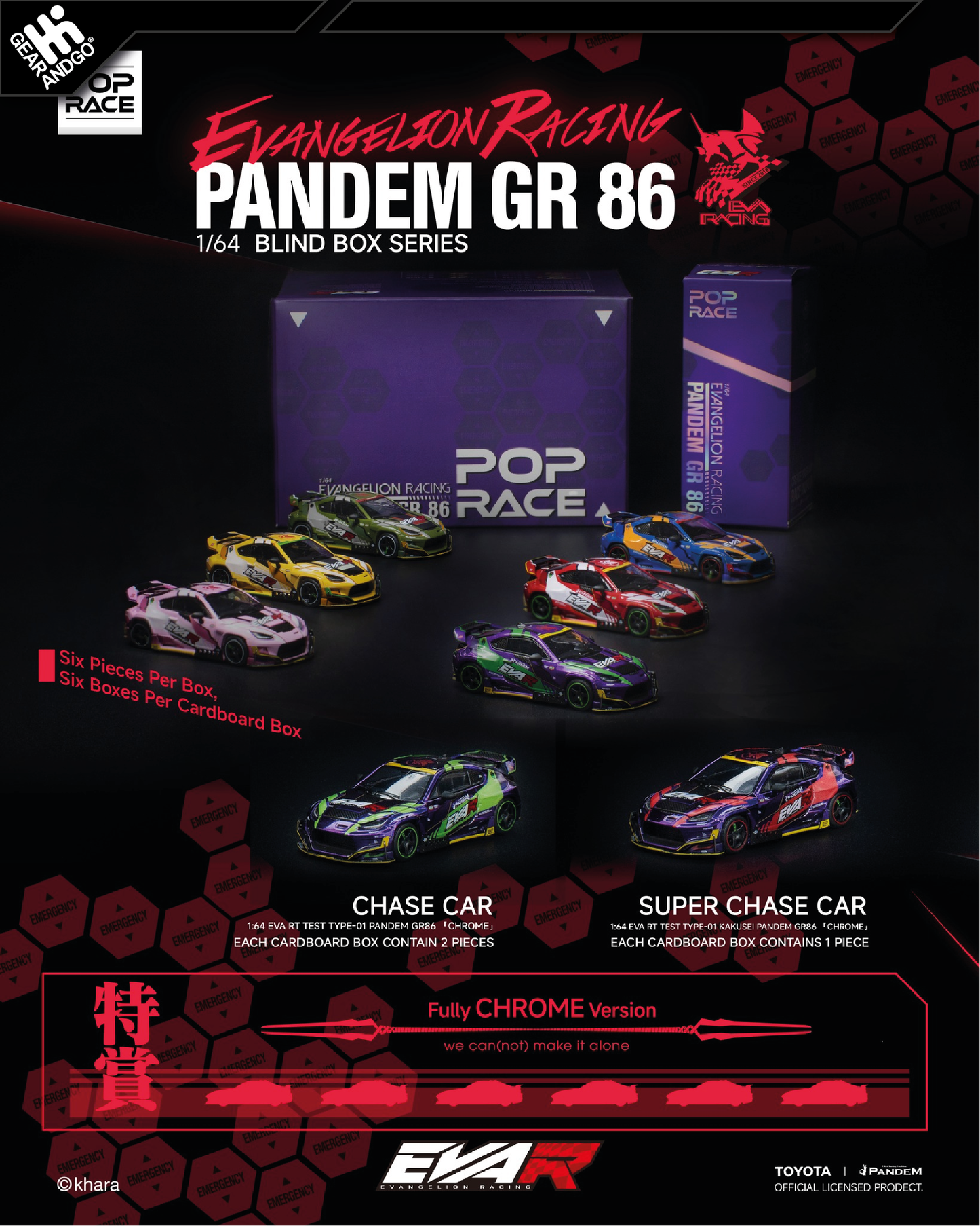 POP RACE - PANDEM GR 86 *BLIND BOX SERIES*