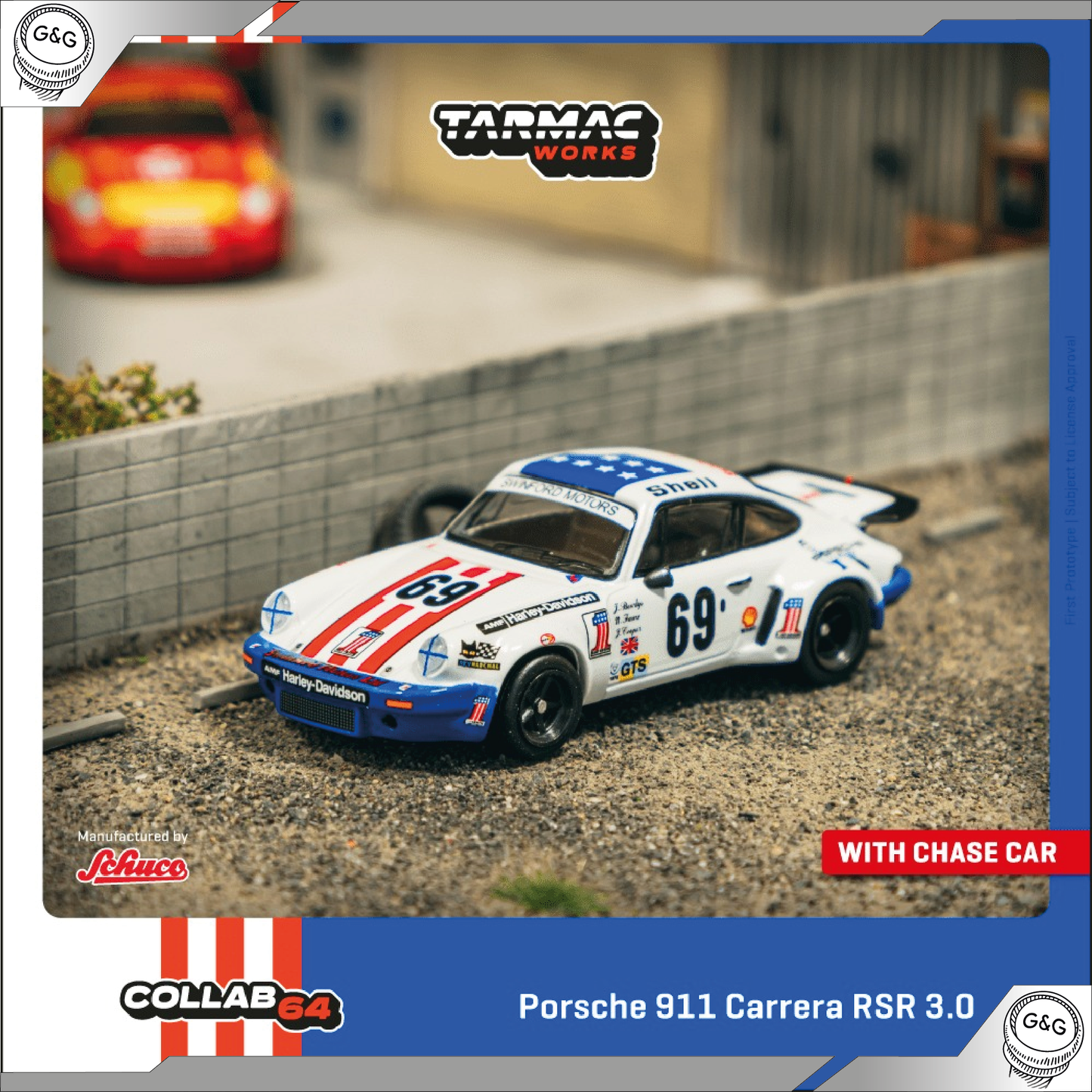 TARMAC - 1975 PORSCHE 911 CARRERA RSR 3.0 #69 24H LE MANS
