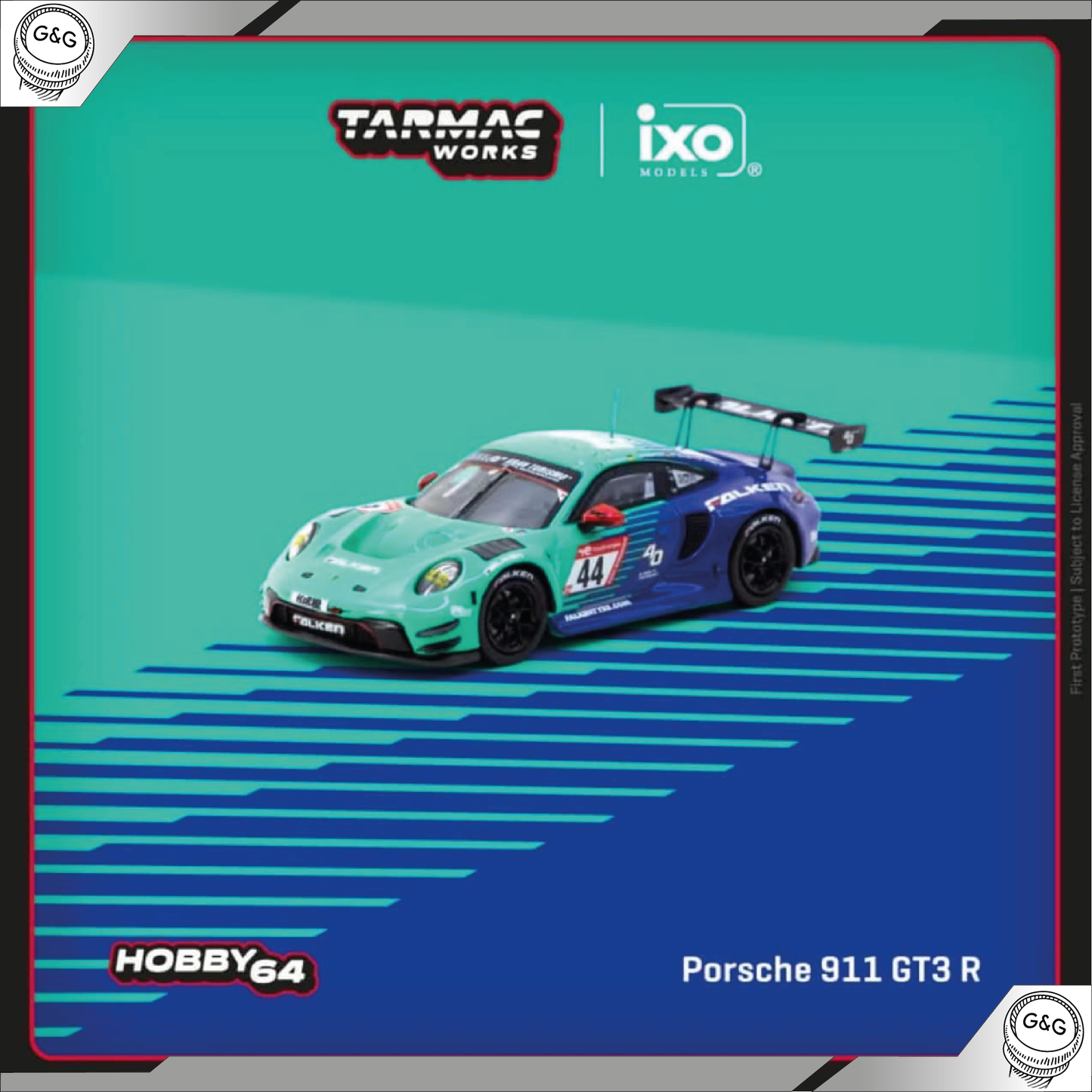 TARMAC - PORSCHE 911 GT3R #44 J. ERIKSSON/T. HEINEMANN / N. MENZEL/M. RAGGINGER, NÜRBURGRING 24H 2023