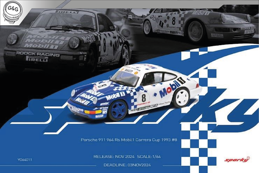 SPARKY PORSCHE 911 (964) RS MOBIL1 CARRERA CUP 1993 #8