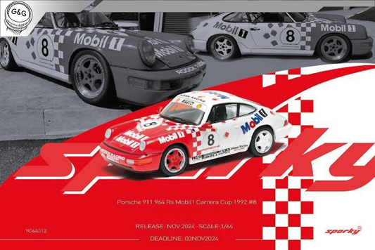 SPARKY PORSCHE 911 (964) RS MOBIL1 CARRERA CUP 1992 #8