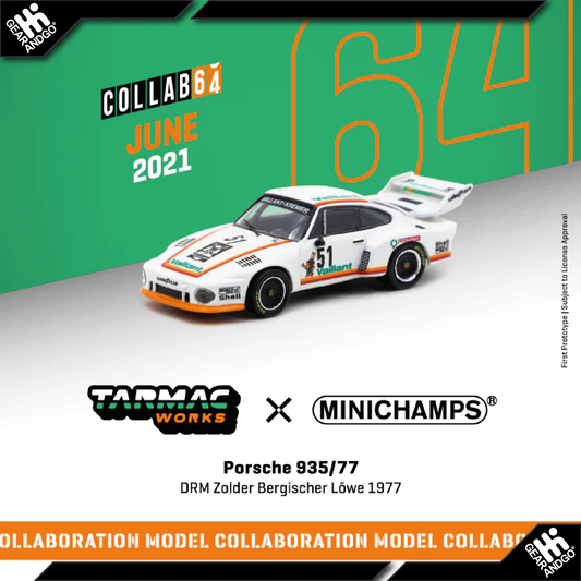 TARMAC PORSCHE 935/77 #51 DRM ZOLDER BERGISCHER LOWE 1977