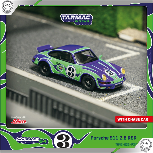 TARMAC - PORSCHE 911 2.8 RSR #3 *PSYCHODELIC*