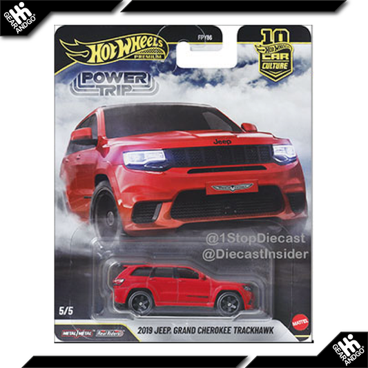 HOT WHEELS POWER TRIP - 2019 JEEP GRAND CHEROKEE TRACKHAWK
