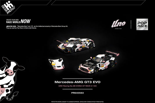 POP RACE 563 - MERCEDES-AMG GT3 EVO #98 UNO RACING