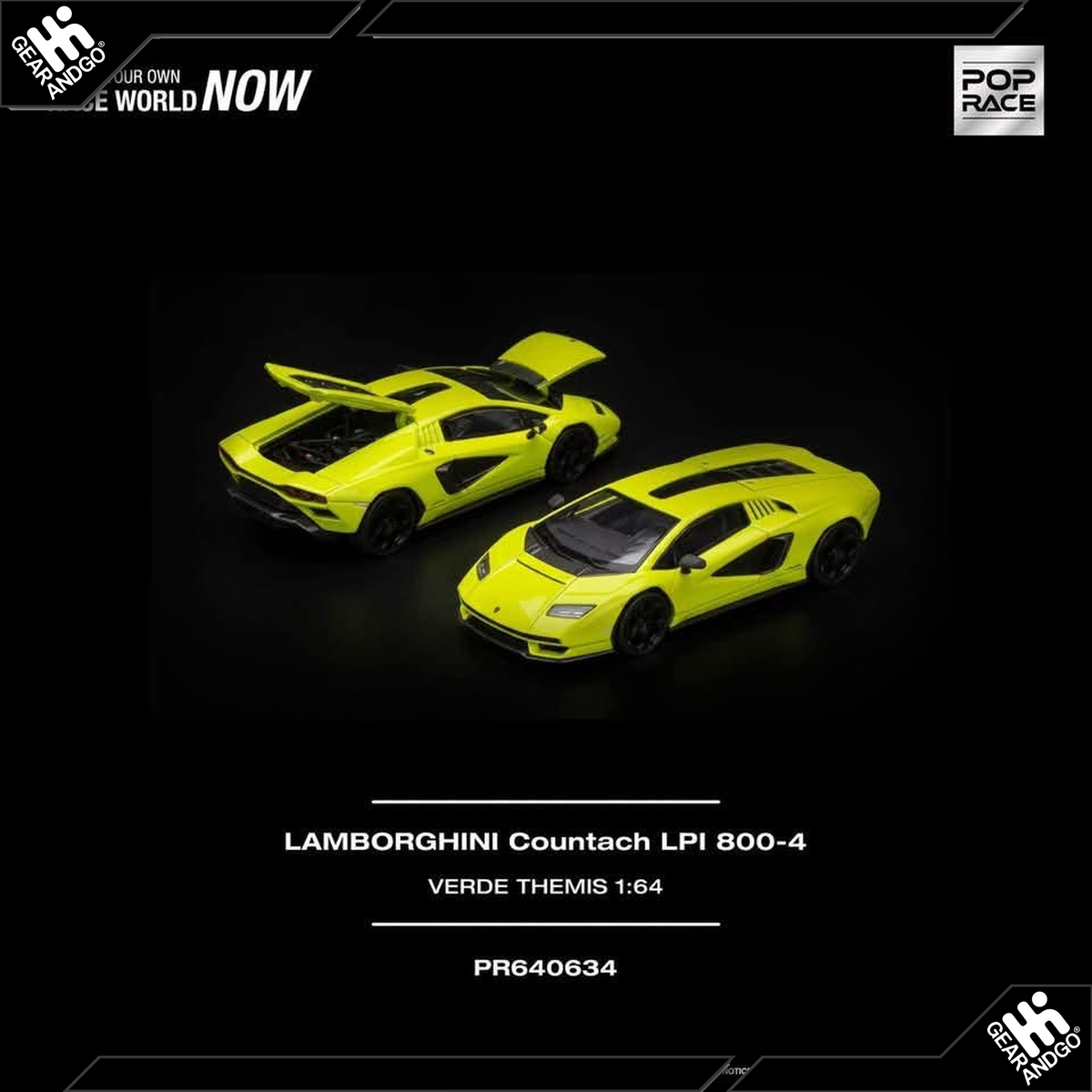 POP RACE 634 - LAMBORGHINI COUNTACH LPI 800-4