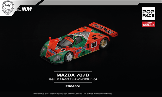 POP RACE - 1991 MAZDA 787B LE MANS 24H WINNER