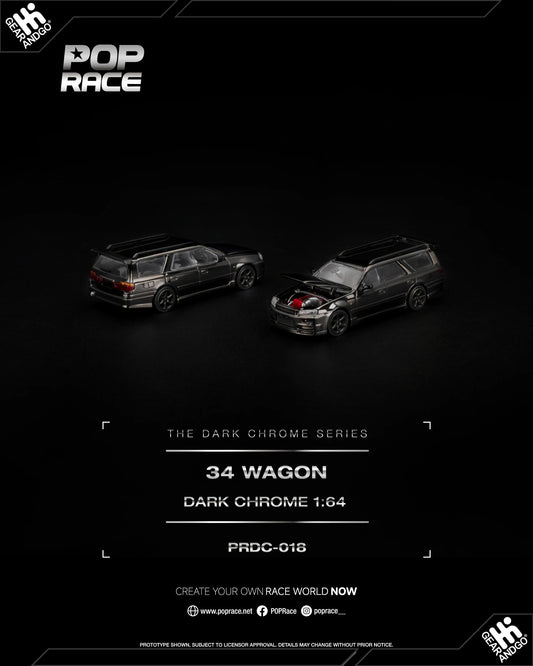 Pop Race PRDC-018 34 Wagon Dark Chrome